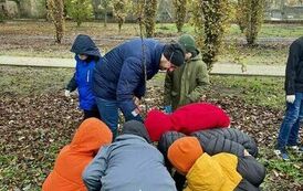 Drzewa owocowe w parku 1