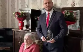 90. urodziny Pani Barbary Konowalskiej 1