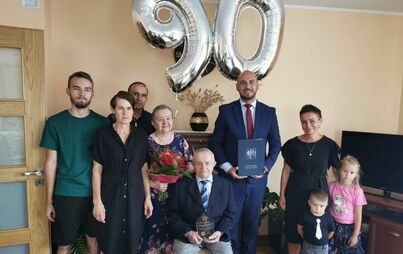 Zdjęcie do 90. urodziny Pana Stefana Wiśniewskiego